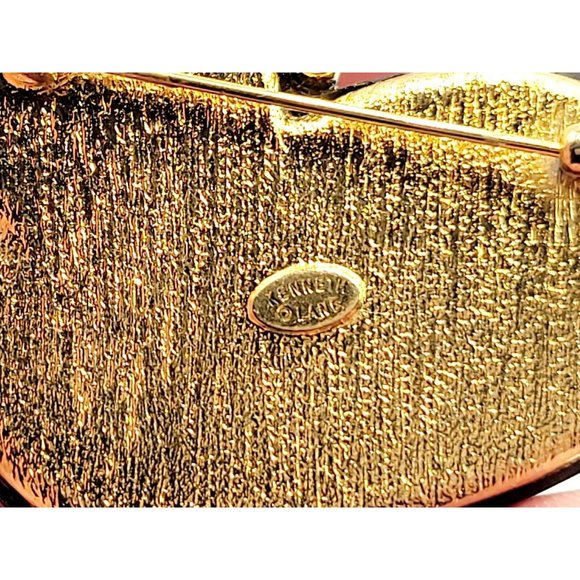 Kenneth Lane (KJL) Enamel Dimension Brooch/Pin (A21) - Picture 5 of 5